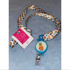 Pineapple Badge Lanyard
